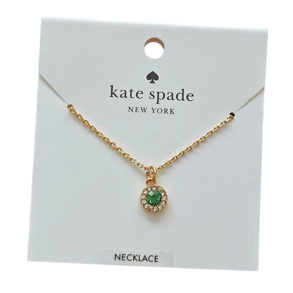 Kate Spade you're a gem pave necklace